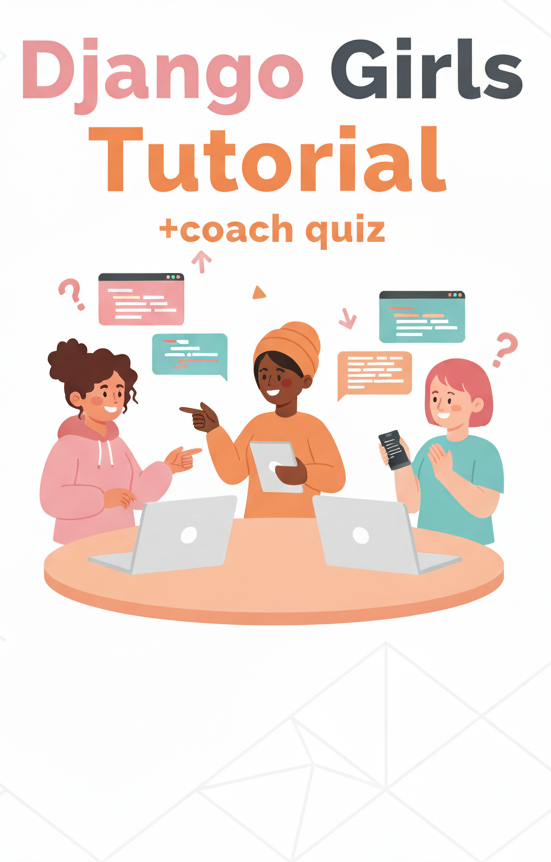Django Girls Coach Quiz Cover Illustration